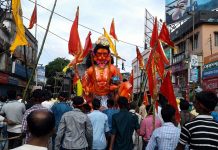 দুর্গাপুরে মহানবমী উপলক্ষ্যে শোভাযাত্রা