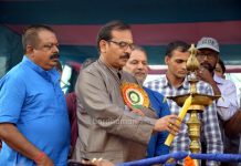 উখড়ায় ফুটবল টুর্নামেন্টে মন্ত্রী অরুপ বিশ্বাস