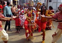 ভারত সংস্কৃতি উৎসবের বর্ণাঢ্য শোভাযাত্রা বর্ধমানে