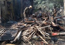 দুর্গাপুরের এ-জোনে আগুনে ভস্মীভূত ফার্নিচারের দোকান