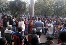 জেলভরো অভিযান স্থগিত রেখে দুর্গাপুরে সিপিএমের বিক্ষোভ সমাবেশ