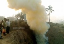 জামুরিয়ার কেন্দা কোলিয়ারিতে ঘন সাদা ধোঁয়া, আতঙ্কিত গ্রামবাসীরা