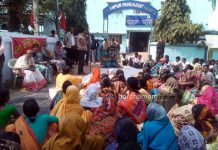 সারা ভারত কৃষক সভার ডেপুটেশন সালানপুর বিডিও অফিসে
