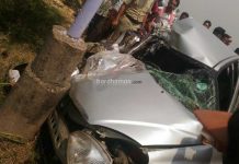 মঙ্গলকোটে বাস ও ইন্ডিকার মুখোমুখি সংঘর্ষে মৃত ৩ আহত ৪