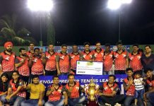 আইপিএলের ধাঁচে বেঙ্গল প্রিমিয়ার টেনিস লিগ জিতল দুর্গাপুর ওয়ারিয়র্স