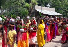 হনুমান জয়ন্তী উপলক্ষে শোভাযাত্রা দুর্গাপুরে