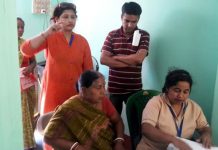 দুর্গাপুরের হর্ষবর্ধনে স্বাস্থ্য পরীক্ষা শিবির