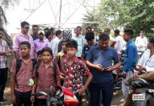নির্মিয়মাণ মদের দোকান বন্ধের জন্য দুর্গাপুরের লিংক পার্কে বিক্ষোভ