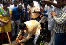 দুর্গাপুরের মায়াবাজারে পানীয় জল প্রকল্পের উদ্বোধন