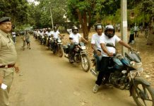 শক্তিগড় ফাঁড়ির উদ্যোগে ট্রাফিক সচেতনতায় বাইক র্যালি