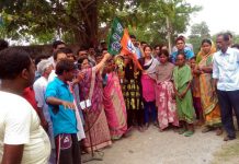 দুর্গাপুরের সগড় ভাঙ্গায় ১০০ সিপিএম কর্মী বিজেপিতে যোগ দিলেন
