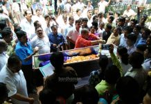 পরেশ নাথকে চোখের জলে চিরবিদায় দুর্গাপুরের