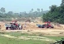 বালি মাফিয়াদের দৌরাত্মে সঙ্কটে কাঁকসার কুনুর নদী