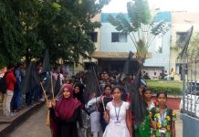 কুলটি কলেজে টিএমসিপি’র নেতৃত্বে বিক্ষোভ