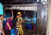 বর্ধমানের তেঁতুলতলা বাজারে আগুন, এলাকায় চাঞ্চল্য