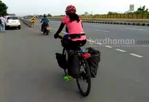 গুজরাত থেকে নেপালের পথে শনিবার দুর্গাপুরে এলেন সুনীতা সিং চোকন