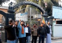 বিজেপি নেতাকে গ্রেফতারের প্রতিবাদে কাঁকসায় বিডিওকে স্মারকলিপি
