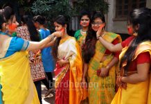 আসানসোল গার্লস কলেজে বসন্ত উৎসব