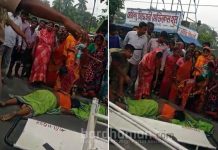 নাতনির জন্য জল আনতে গিয়ে গাড়ির চাকায় পিষ্ট ঠাকুমা