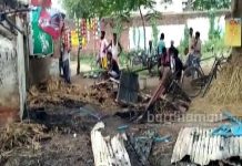 গাংপুর হাটতলায় বিজেপি সমর্থকদের দোকান পোড়ানোর অভিযোগ