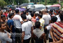 পানীয় জলের দাবিতে কুলটিতে জিটি রোড অবরোধ বাসিন্দাদের