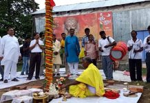 পাট এবং ডোকরা শিল্পে সাজবে আলমগঞ্জ বারোয়ারির মন্ডপ