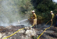 দুর্গাপুরে কাঞ্জিলাল অ্যাভিনিউতে কারখানার বর্জ্যে আগুন, এলাকায় চাঞ্চল্য