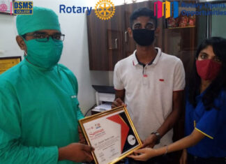 DSMS College of Durgapur Honoured Frontline Covid Warriors