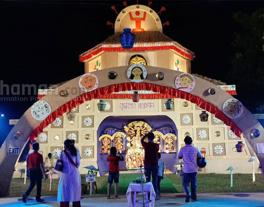 পুজো পরিক্রমা : বুদ্ধবিহার সার্বজনীন, দুর্গাপুর