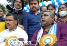 দুর্গাপুরে বিস্ফোরক জীতেন্দ্র তিওয়ারি ও বিশ্বনাথ পাড়িয়াল