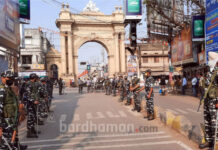 পূর্ব বর্ধমানে শুরু কেন্দ্রীয় বাহিনীর টহলদারি