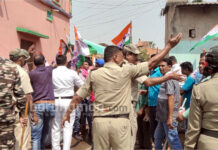 লাউদোহায় প্রচারে বিজেপি-তৃণমূল মুখোমুখি, ব্যাপক উত্তেজনা