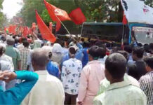 দুর্গাপুরে সংযুক্ত মোর্চার প্রার্থীরা মনোনয়নপত্র জমা দিলেন