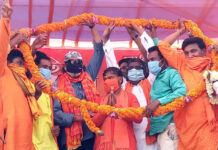 রায়নায় মিঠুন চক্রবর্তীর সভায় ব্যাপক জনসমাগম