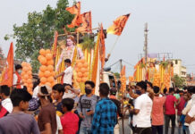 পানাগড়ে রামনবমীর শোভাযাত্রা ঘিরে উৎসাহ
