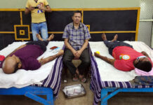 অন্ডালে ইয়ং মেন্স অ্যাসোসিয়েশনের উদ্যোগে রক্তদান শিবির