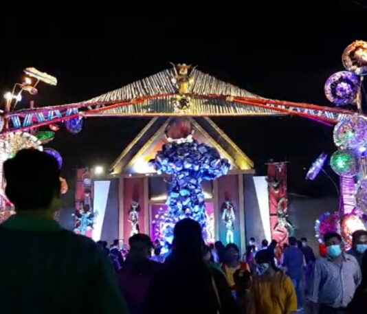 পুজো ২০২১: উর্বশী সার্বজনীন, দুর্গাপুর