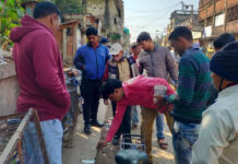 পানাগড় বাজার থেকে রেলপার কালী মন্দির পর্যন্ত বসছে পথবাতি