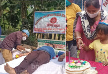 নাতনির জন্মদিনে রক্তদান শিবিরের আয়োজন করলেন দাদু