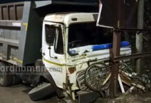 দুর্গাপুরে ডাম্পারের ধাক্কা বাইক ও ভ্যানে, মৃত ১, জখম ৪