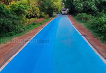 রাজ্যে প্রথম, বর্ধমানের রায়নায় তৈরি হল ‘নীল রাস্তা’