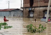 কুনুর নদীর জলে প্লাবিত গুসকরা শহরের কয়েকটি ওয়ার্ড