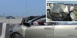 বর্ধমানে পথ দুর্ঘটনার শিকার চিকিৎসক পরিবার, মৃত ২, আহত ১